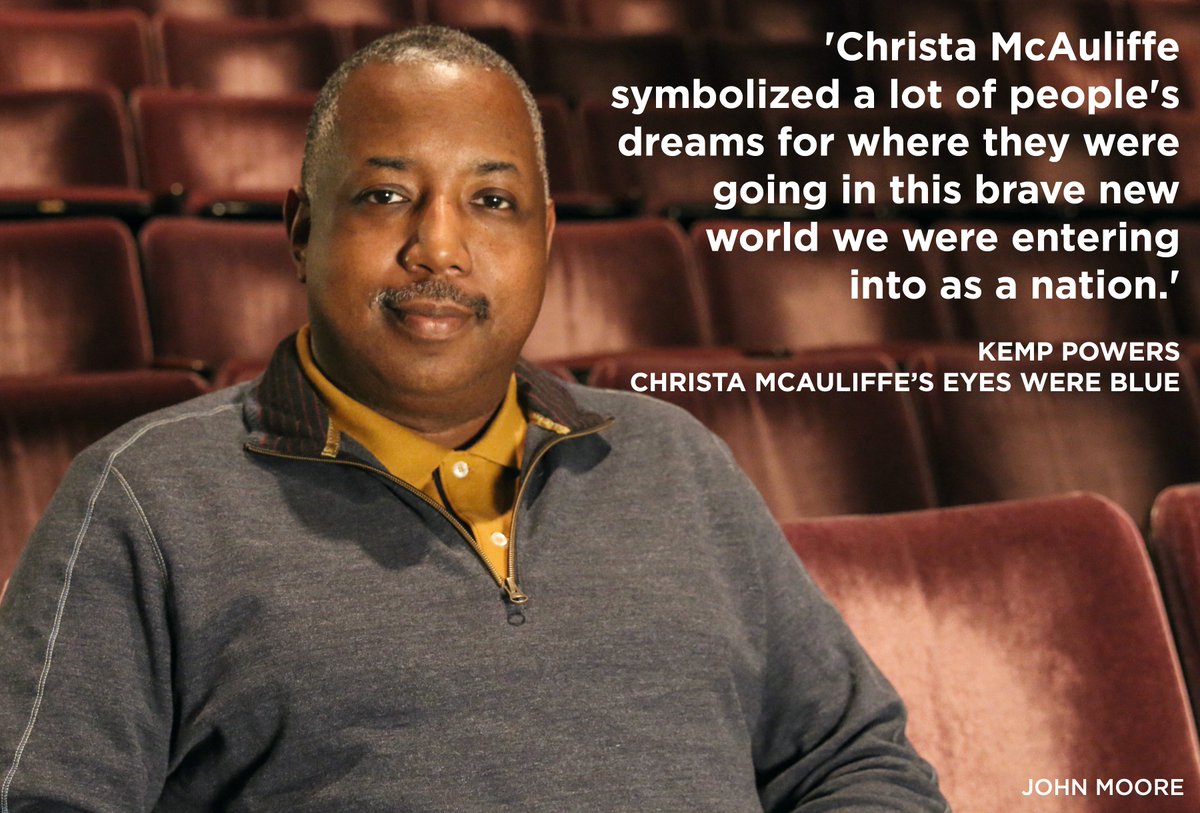 DenverCenter's tweet photo. Meet Colorado New Play Summit featured playwright Kemp Powers, author of  'Christa McAuliffe’s Eyes Were Blue.' What happens when an  unspoken family grudge has a racial component? Video, story. https://t.co/Rgi7xAd24f #CNPS18 @Powerkeni  @AmericanTheatre #NewPlays #DCPAToday https://t.co/HohuRZbpkz