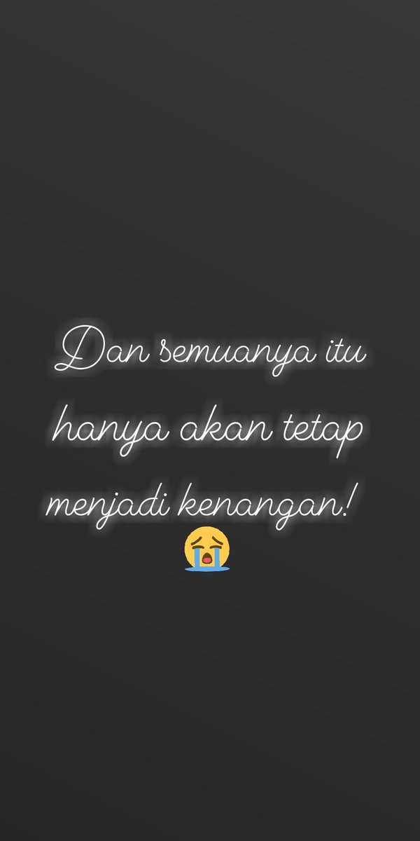 Glorifyy__'s tweet photo. Nd akn prnah lupa😢 https://t.co/PpbT4GSYmn
