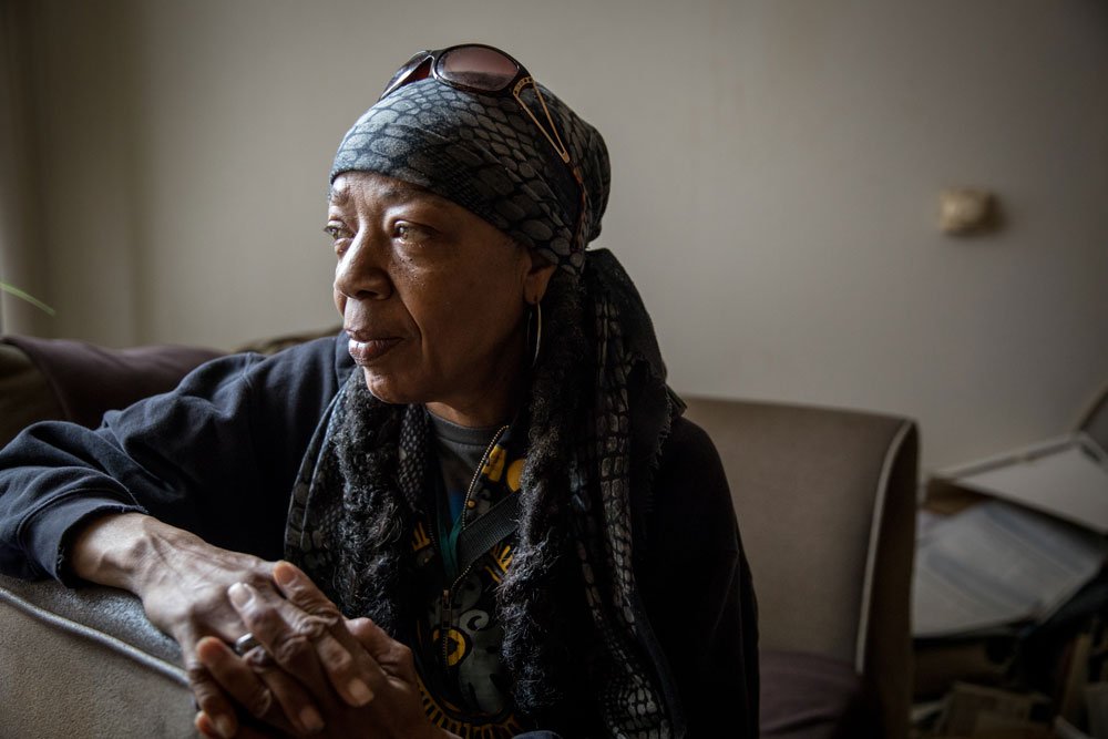 TNDC's tweet photo. Mourning the loss of Sharen Hewitt, one of San Francisco's strongest voices fighting for social and racial justice. We are honored to have had Sharon as a member of our Curran House community. She will be missed. More on her legacy:  https://t.co/1vyU5Utrg4 https://t.co/n4quV9H6HW