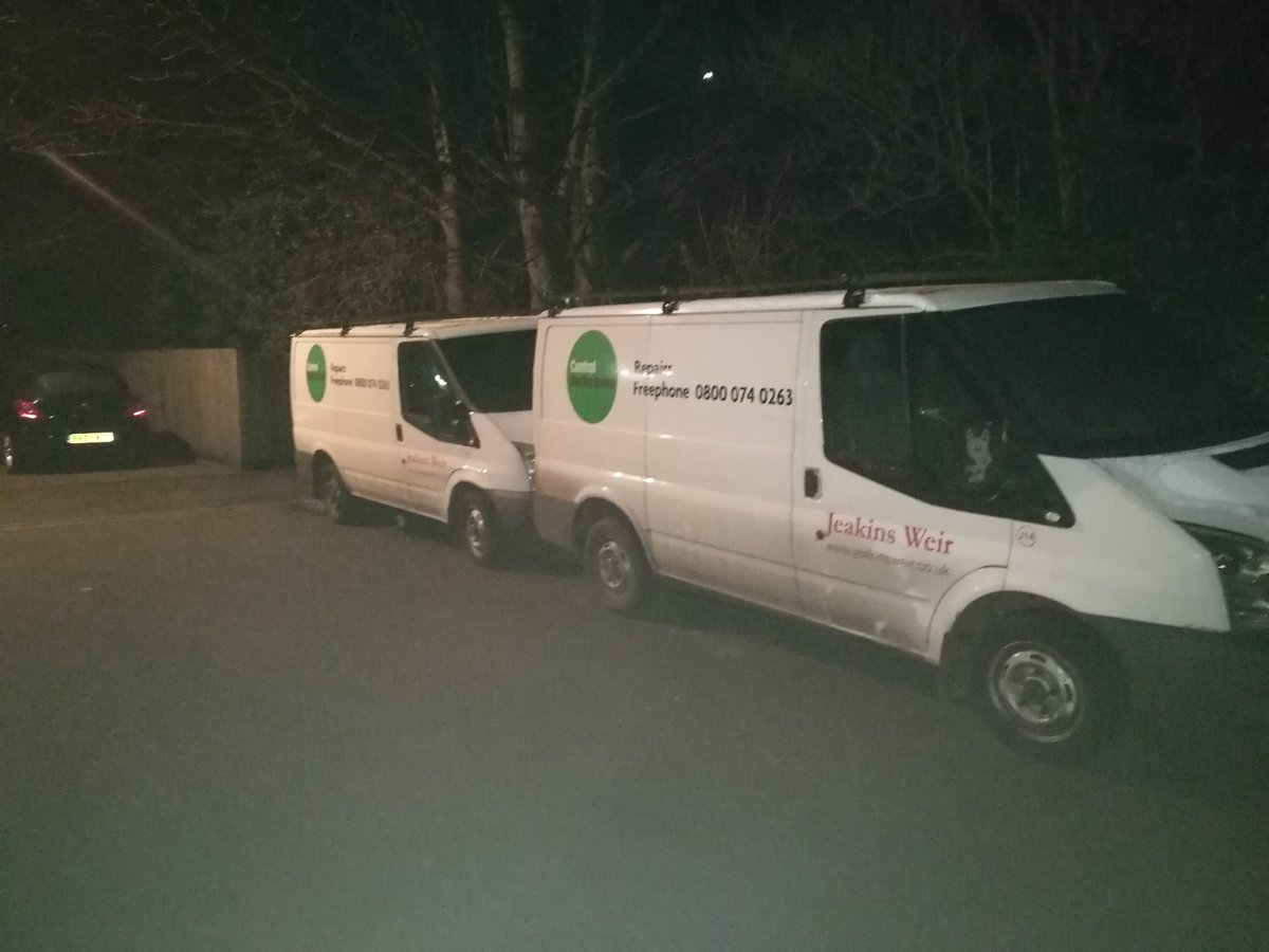 twistedliver13's tweet photo. @letstalkcentral these vehicles have been parked for 3 days on a residential road, causing congestion and taking up space. They don't look as if they've moved. Surely this isn't standard practice for council vehicles? https://t.co/qVLK345nzj