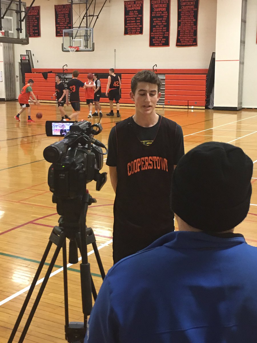 Coophoop33's tweet photo. @SDavidsonWKTV came to Cooperstown today to hand out two awards for WKTV Player of the Week to @jplambo20 and @OPKennedyjr. Keep working!
@AthleticsCcs @NateLull @OD_Moshier https://t.co/kJTvKYyANM