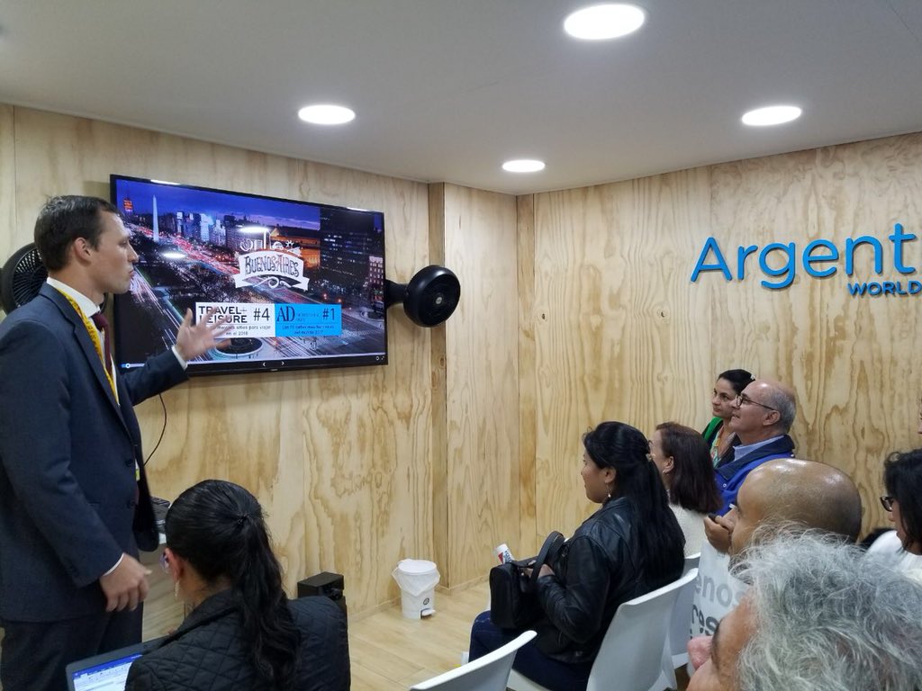 rdklopsch's tweet photo. 2do día de #ANATO2018 @AnatoNacional en el stand de #Argentina #BuenosAires presente. Hoy en la feria presentamos el destino a agencias y operadores #Tango #TurismoBA #BAExpert https://t.co/0viSLUnmf6