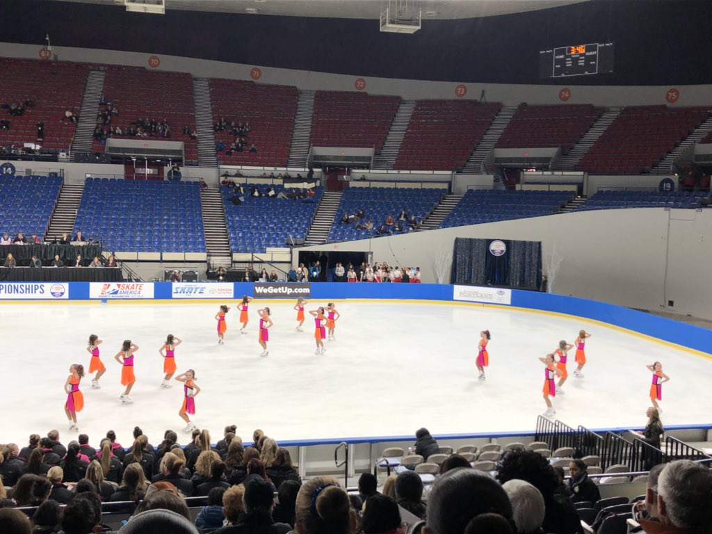Crystallettes juvenile, clean, 37.22 total, currently 7th #SynchroChamps18