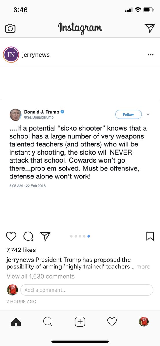 farmer__nick's tweet photo. School: “What makes you qualified to teach 6th grade math?”

Teacher: “I have a proven track record of high achieving students, I am passionate about algebra, and I was top of my class in Weapons 101 with a concentration in assault rifles.”

School: “You’re hired.” #GunControl https://t.co/AsKFIyC5nf