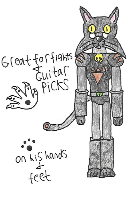 Shutter_Lense's tweet image. So it's cat Day I heard. Here's my #ReploidOC, Glen who's a cat.