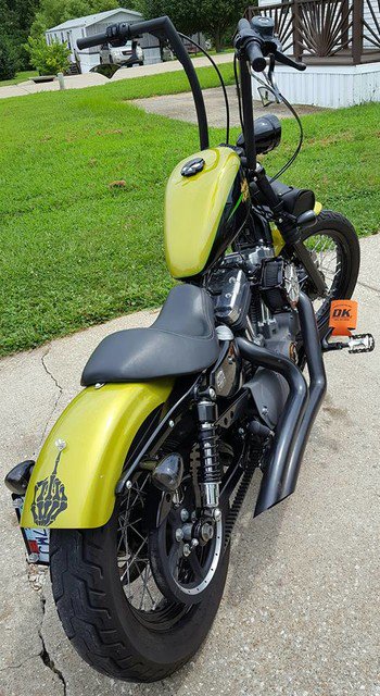 DKCustom1's tweet photo. Denny's Harley Sportster
#Harley #Sportster #DKCustom #TankLift #CoilRelocation #Canyon #Carver #Footpegs #Visor #Headlight #Modular #Headlight #Relocation #Apes #FTW #lifebehindbars #bikerlife #harleylife #motorcycle #livefree #ridefree https://t.co/r2qWb2g2BS