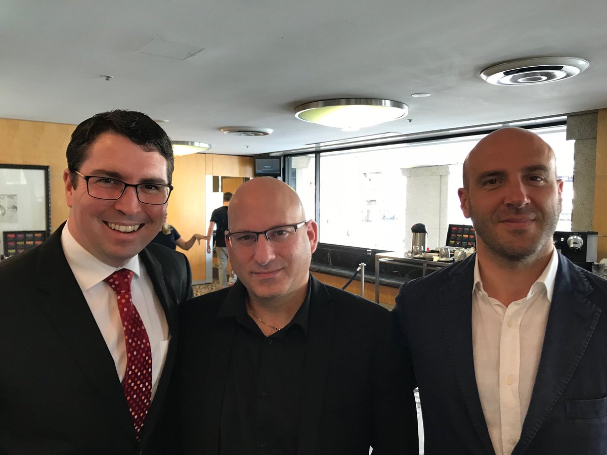 maxfieldben's tweet photo. .@PatrickPG @Eranhermoni @giacomofilibeck mingle at IPCF https://t.co/rojMmesaRE