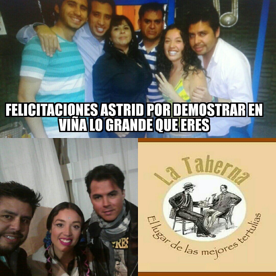 LeoElvistec's tweet photo. La gran revelación de Viña...Grande Astrid Veas...los sueños sí se cumplen...#vina2018 #VINA360 https://t.co/VqVUKUUIPM