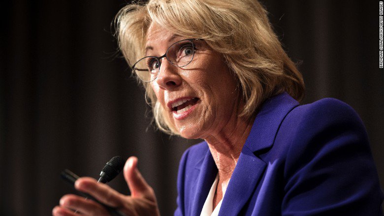 CNN's tweet photo. Betsy DeVos may make it easier for student loan borrowers in bankruptcy https://t.co/ugpdYywhhg https://t.co/xXtEqPz2ij