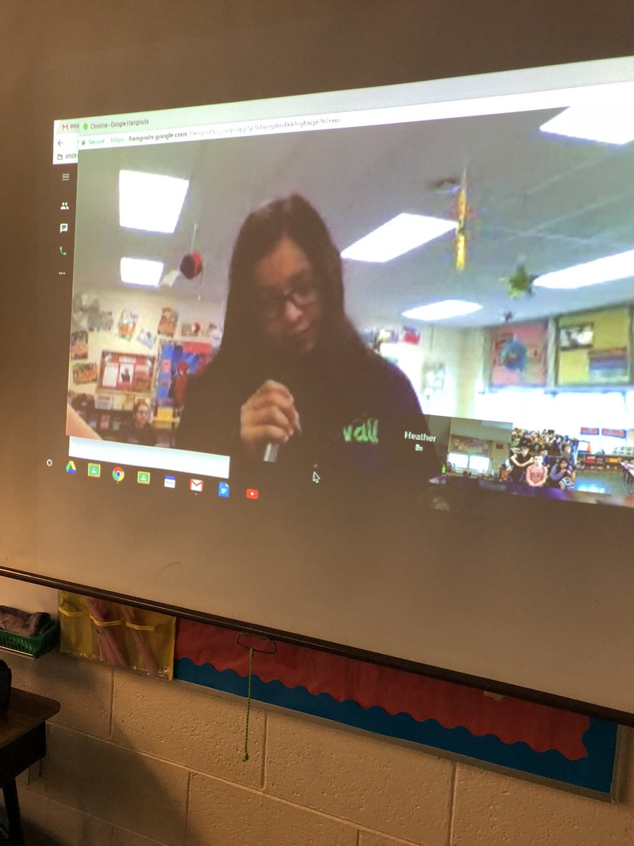 dmckiernan's tweet photo. What an amazing day today for digital learning day. So proud of the 6th graders! They did an awesome job presenting to the K-5 graders. The day ended with a Q&A session with a google hangout. #isdfutureready #isd109pride ##Bvgobobcats #BVInnovates #somuchlearning #somuchfun https://t.co/iwRlTHgr9L