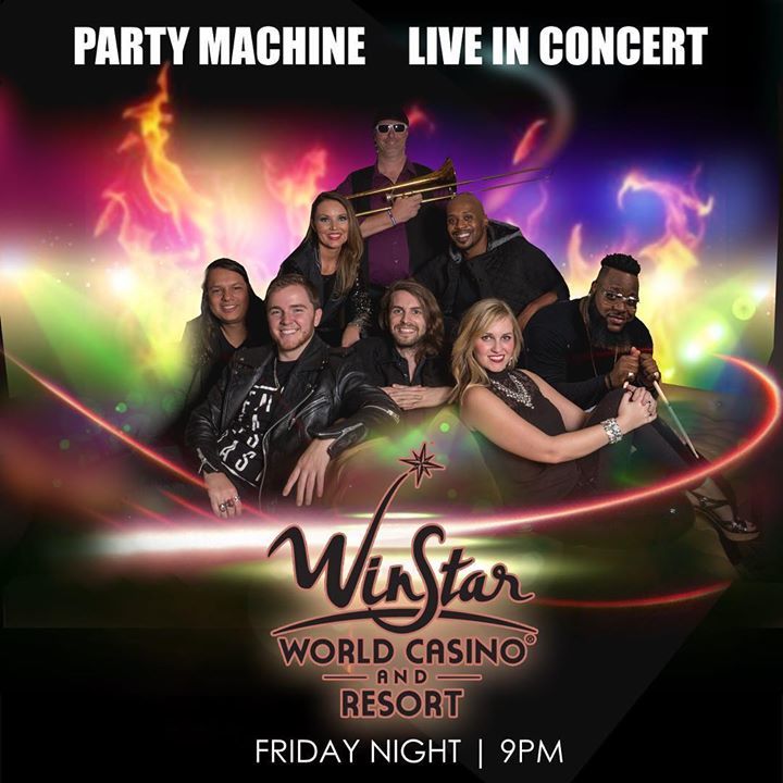 PMBandDallas's tweet photo. Join us for a special concert at @winstar_world casino tomorrow! #partymachinedallas #ecbands https://t.co/qUQvH786ll https://t.co/WiAcXQVAvO