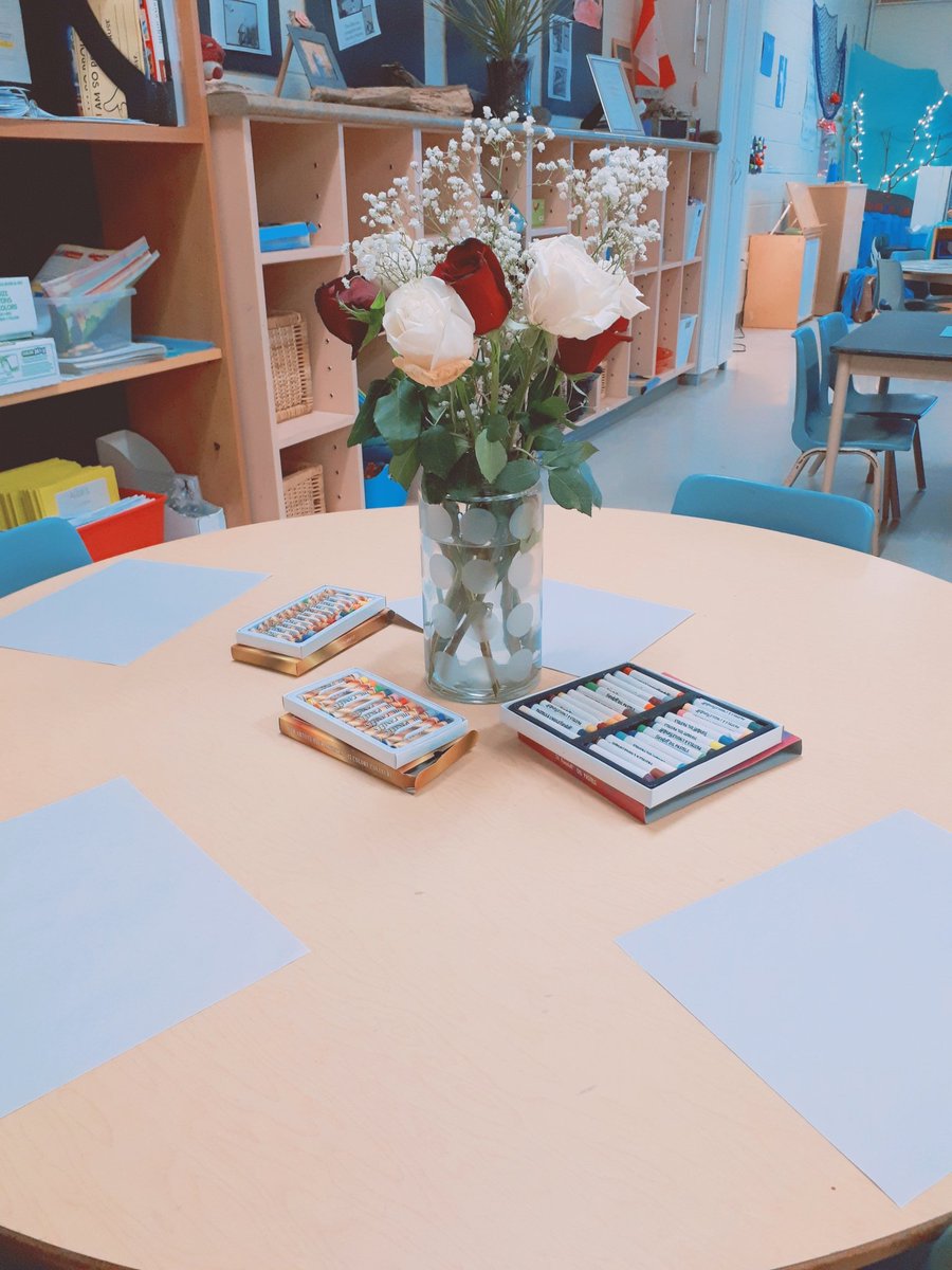 miss_arruda's tweet photo. Using my Valentine's Day flowers as a still life art provocation. Learning is everywhere! 🌹🎨 @PrincipalMoore @JERobertson1 @ltselepakis @ArtsHWDSB #KinderChat #reggioinspired #playbasedlearning #artprovocation #creativity #finemotorskills https://t.co/ycwR9kn5FP