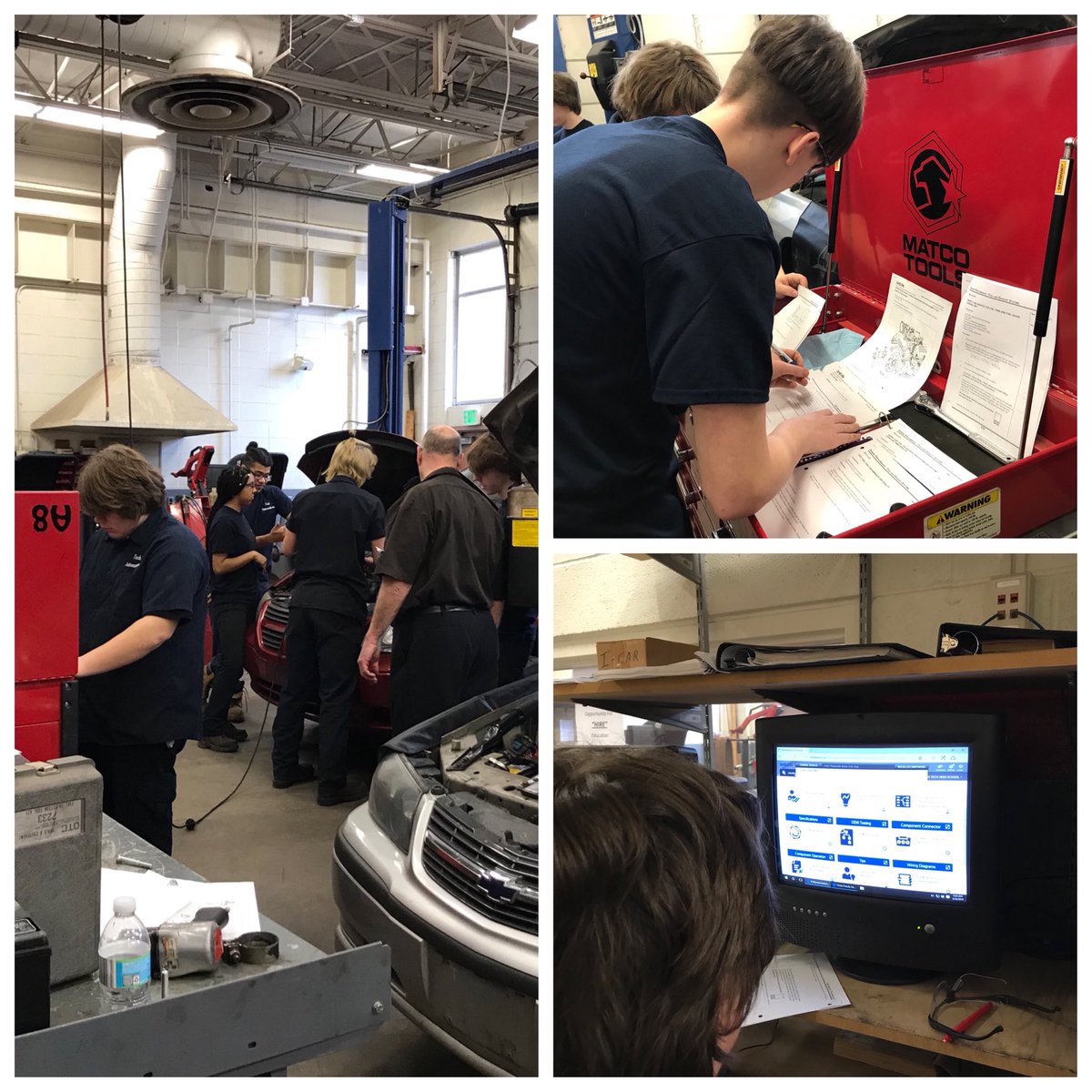 collins6HCPS's tweet image. Grade 11 Auto Diagnostics using #authenTECH skills and collaboration @TechAuthen @HCPSchools