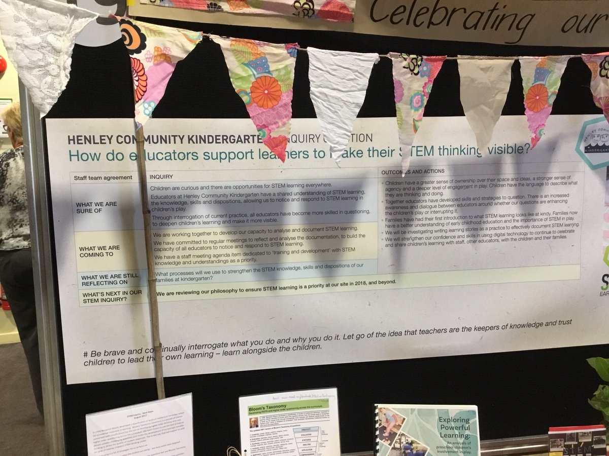 pkcc1's tweet photo. Henley Community Kindergarten #stemey18 How do educators support learners to make their #stem thinking visible? @DigiTechHub @DECD_SA @ceasaonline https://t.co/gI2NSgH2es