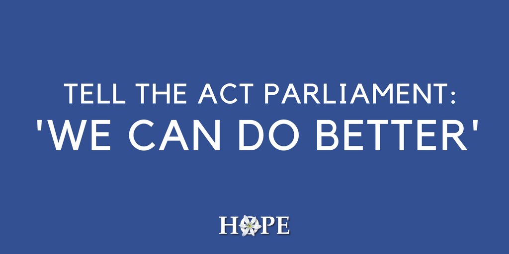 AUnoeuthanasia's tweet photo. Last chance to let you voice be heard on the issue of #assistedsuicide in the ACT- send a submission to the Select Committee now: https://t.co/QNSLOKlKRK https://t.co/rI8mYA2jvM