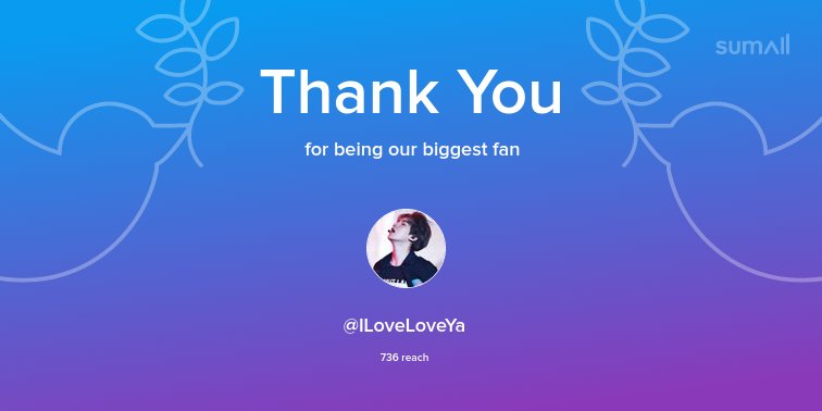 withyixing's tweet photo. Our biggest fans this week: @ILoveLoveYa. Thank you! via https://t.co/l1R0ZULefV https://t.co/grL4aaVnzj