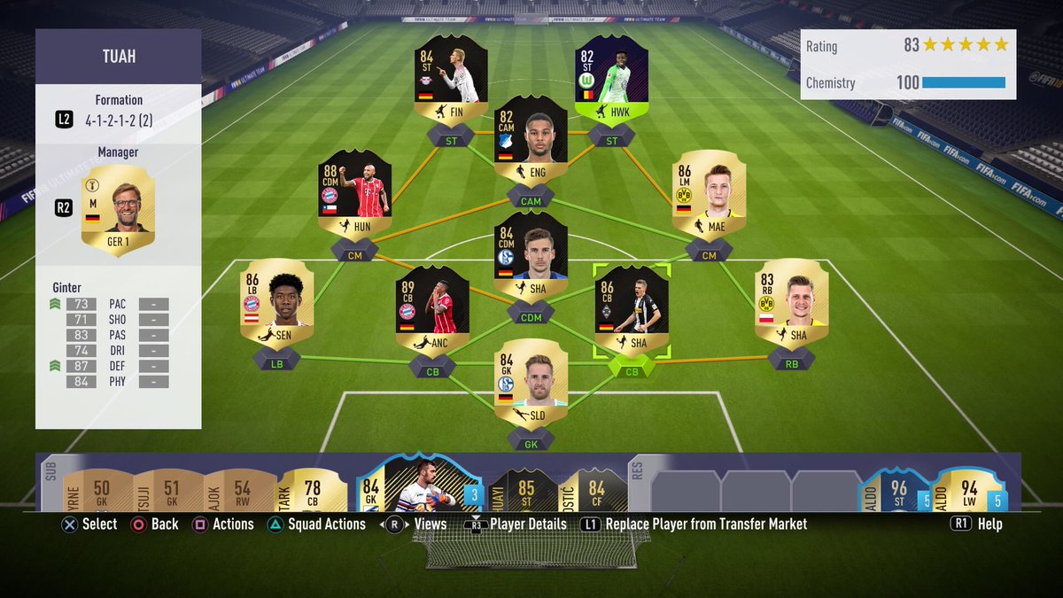 AmTuah_MY's tweet photo. My First 11 is finally secured for Virtuelle Bundesliga Tournament Main Event. Will fully focus on FUT until I fly there.
#TeamAmTuah #FireDragoon #NiceOne https://t.co/sTSEgDRdIO