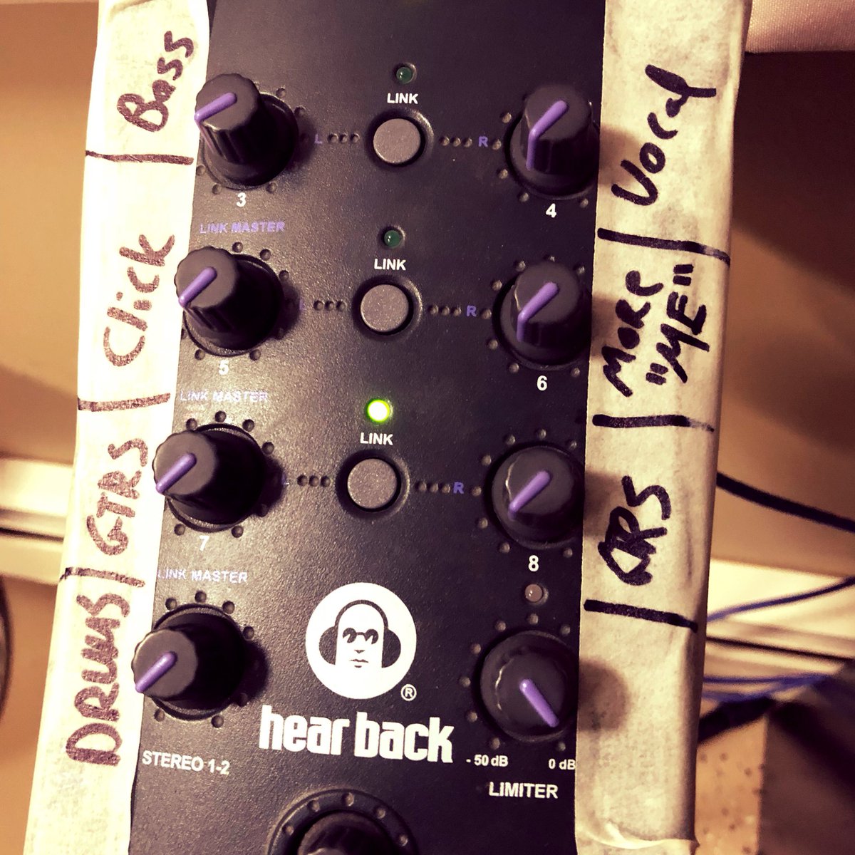 SMB_Recordings's tweet photo. Yes, I added the “more me” knob to the headphone cue #recordingstudio https://t.co/kQhbOkee4i