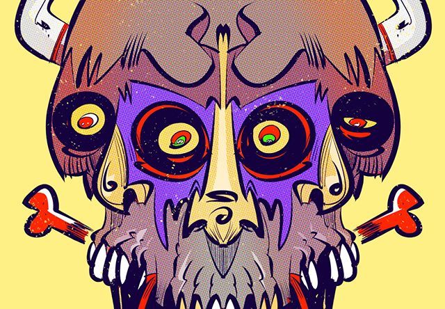 pcweenies's tweet photo. Drawing weird stuff always keeps things interesting around here. And I wouldn’t have it any other way. #skull #illustration #headmask #tribal #lowbrowart https://t.co/MK2rP7Swlj https://t.co/bsT6OL3MGM