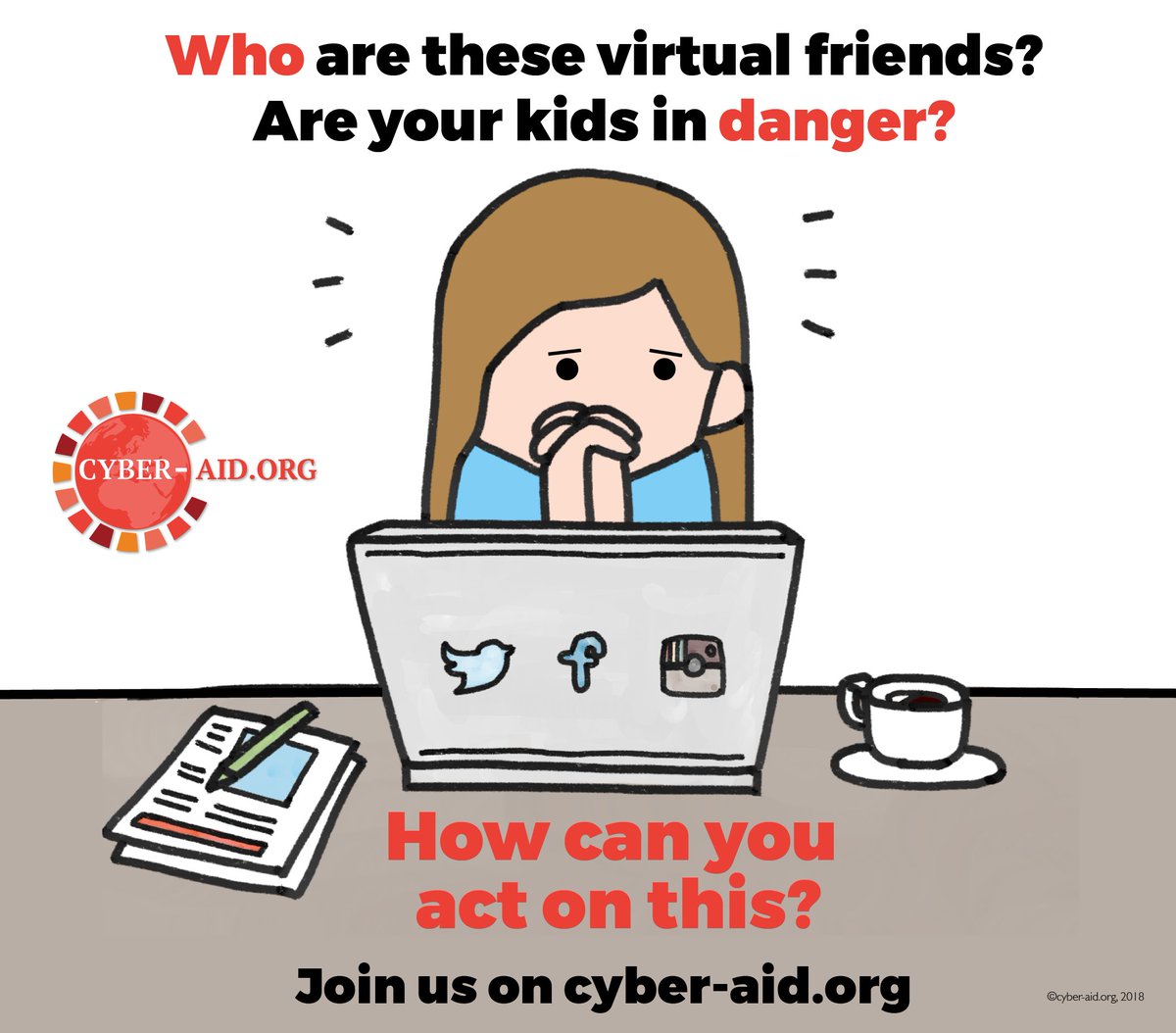 AidCyber's tweet photo. Who are these virtual friends? Are your kids in danger?
Join https://t.co/91hj2OYgJt  #inspiration #hope #enfant #future #childsafety 
#kids #protection #cybersecurity #awareness #collaboration #geneva #france #infosec #cyber #dataprotection #networksecurity #technology  #data https://t.co/Uycr6G7Er9