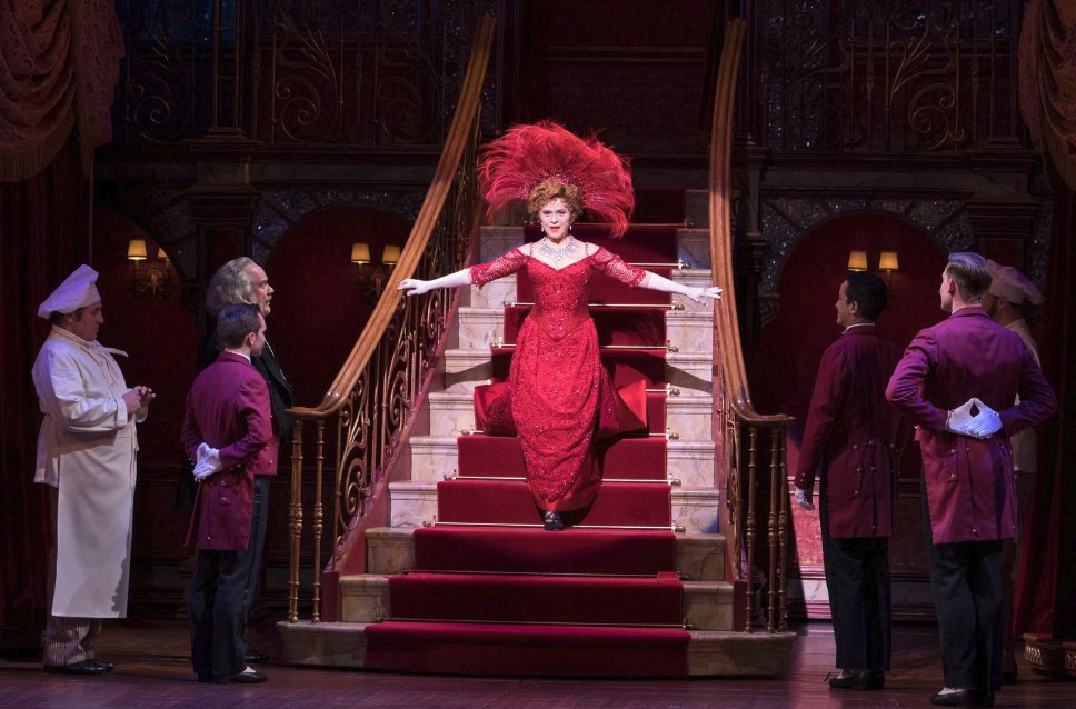 OfficialBPeters's tweet photo. "I'm stayin' where I'm at, fellas." #HelloDolly https://t.co/YufAL1U4rV