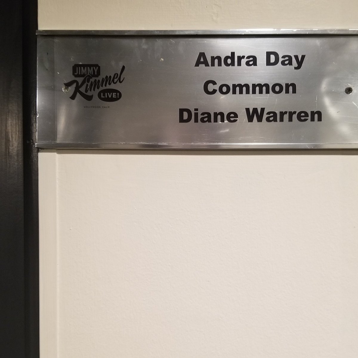 Kimmel tonite. I'm with the band!!!