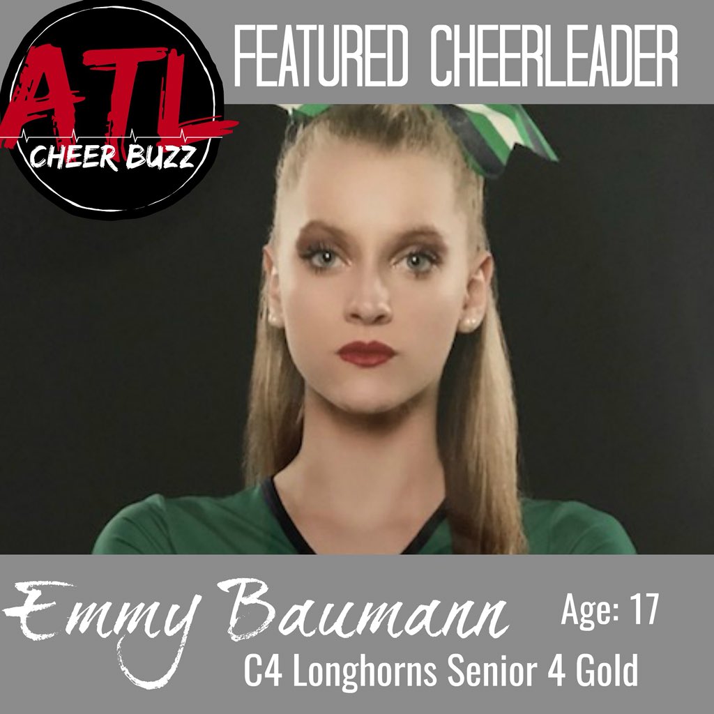 Congrats to Emmy Baumann from <a href="/c4_longhorns/">C4 Longhorns Cheerleading Official</a>  for being selected as our Featured Cheerleaders for March! Get to know all about her in our March issue! Welcome to the ATL Cheerbuzz family!
#atlantacheer