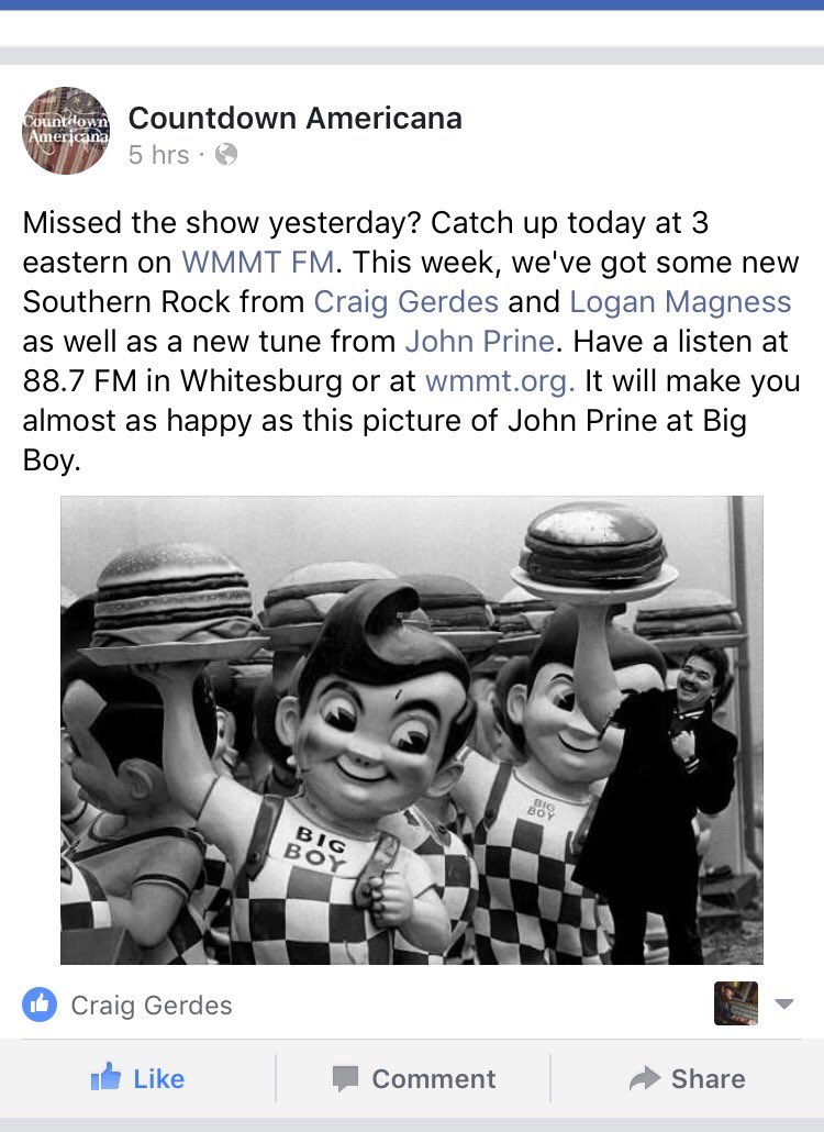 CraigGerdes's tweet photo. Thank you to @wmmtfm for spinning my songs in the great state of Kentucky!! #SmokinDrinkin&amp;Gamblin #Solrecords #Kentucky #gotsol #gotsteel #riseoftheindependents https://t.co/8o2lxz4MWF