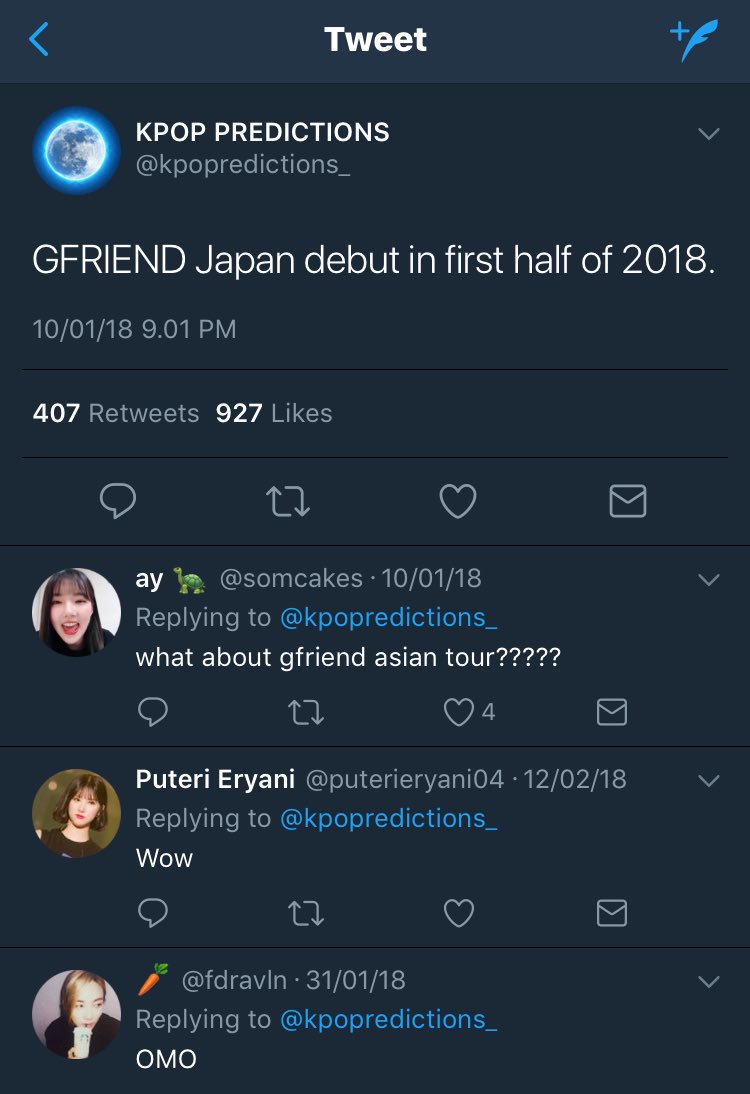 Kpop Predictions On Twitter Thread My Predictions That Came True Twitter