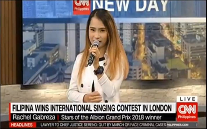 marlon_gevity's tweet photo. Congratulations Rachel Gabreza for winning London's Stars of the Albion Grand Prix 2018! @TNTVersions @TNTABSCBN Salamat @cnnphilippines for guesting her. Pinay Pride ❤️

#ShowtimeFEBeverLOVE https://t.co/UH5Nz4YXQC