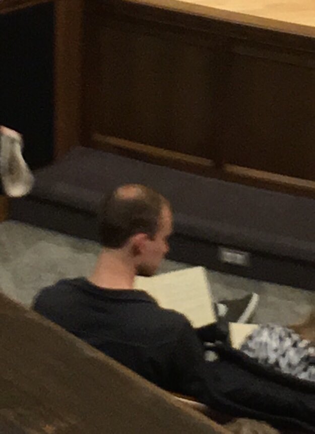 DestinyTheBird's tweet photo. *bald spotted* @easilyamused210 at the Iowa Statesmen concert also GO @IanSteenhoek !! https://t.co/dPfI3616sw