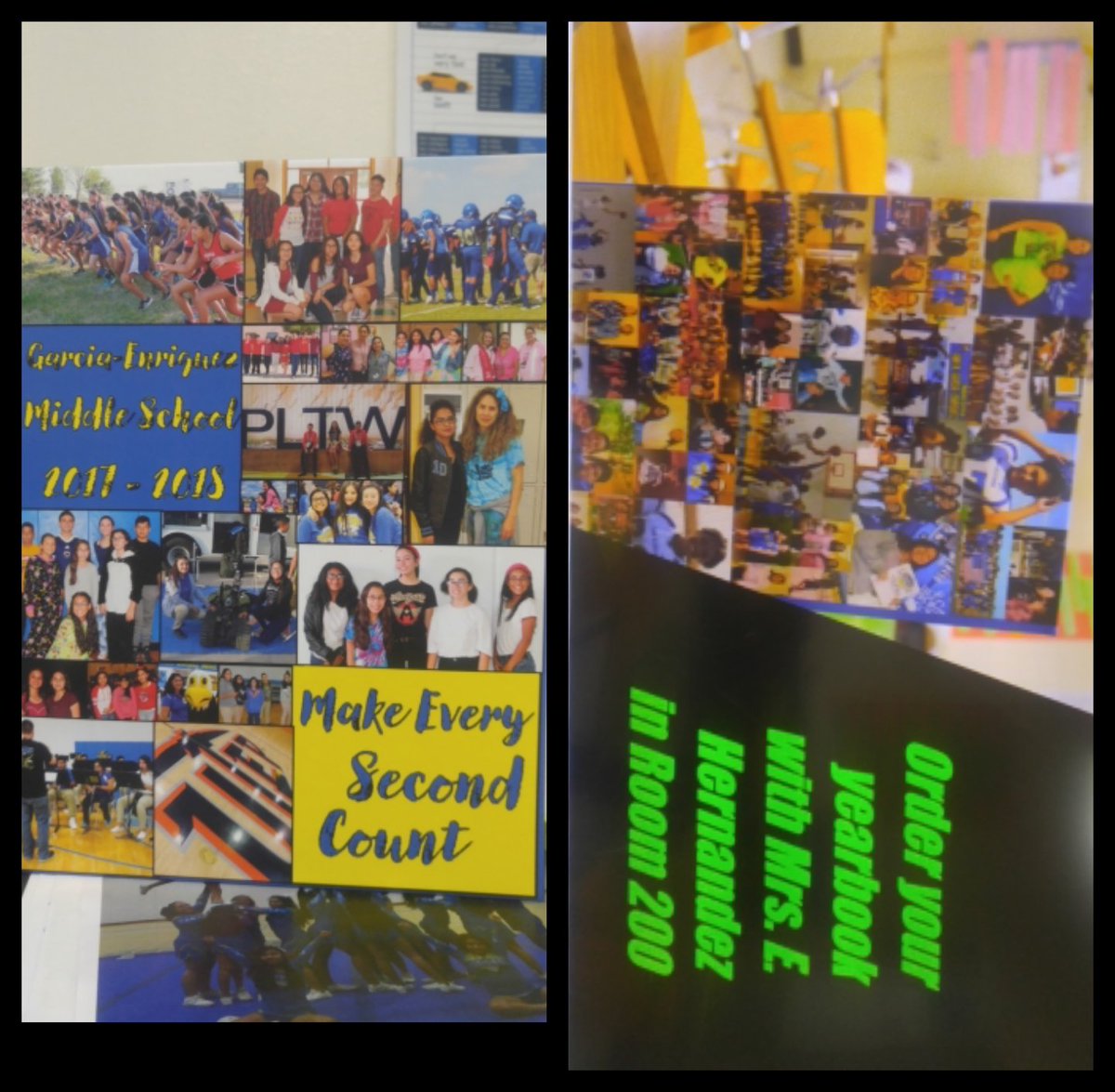 ElyseHdz_YMS's tweet photo. GEMS Yearbooks are the perfect place to save all your middle school memories! Order one at GEMS in room 200! Only $30 #soarwithpride #IwantMine #smile https://t.co/u6mJKffcat