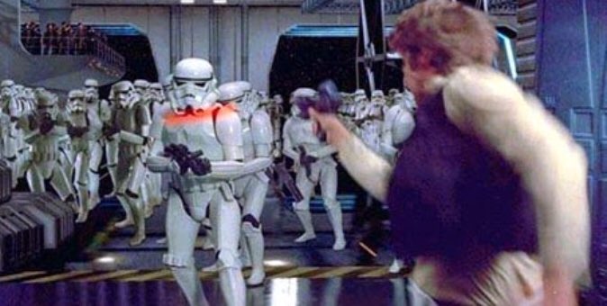 colelitclark's tweet photo. A visual representation of black hero John Green charging at the the villainous Captain McBane while the white mob continues to misses every shot. Circa 1898. #tmot35 https://t.co/fdW3VSjzMC