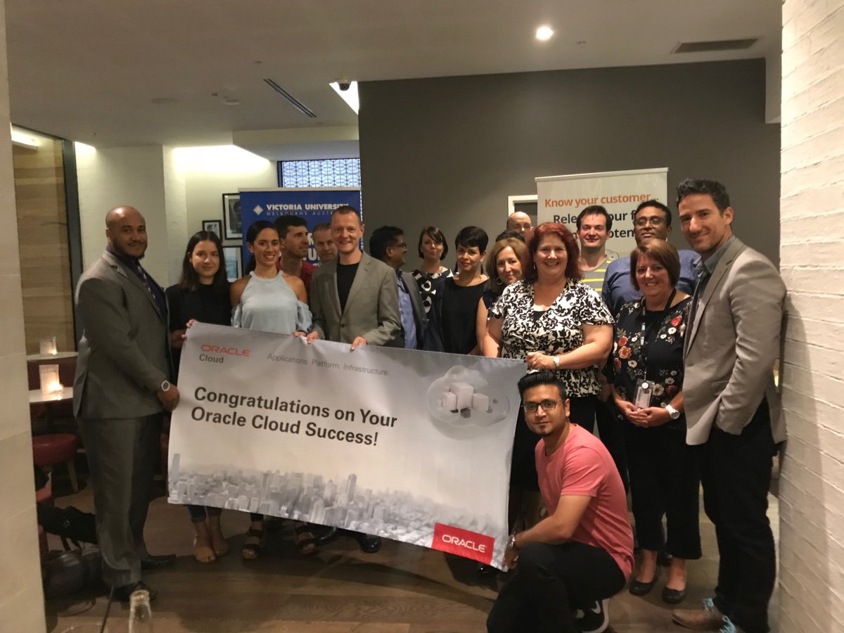 EkulusPtyLtd's tweet photo. Congratulations, @victoriauninews on your go-live with Oracle Cloud! Very proud of how Ekulus and Oracle have worked alongside one of Australia’s most industry-connected institutions to make this happen! #Oracle #cloud https://t.co/B4WuI9trkG