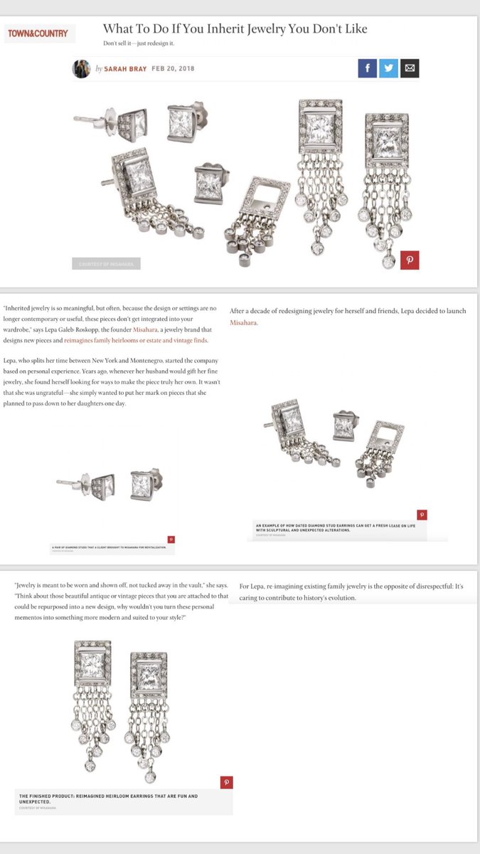 What to do if you inherit jewelry you don’t like #heirloom <a href="/TandCmag/">TOWN&COUNTRY</a> townandcountrymag.com/style/jewelry-…