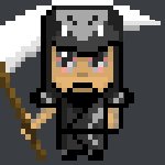 Pixelmator3000's tweet photo. Bhaalgorn just arrived. #pixelart #dragonrealms #mud https://t.co/Yl27BGvCgh