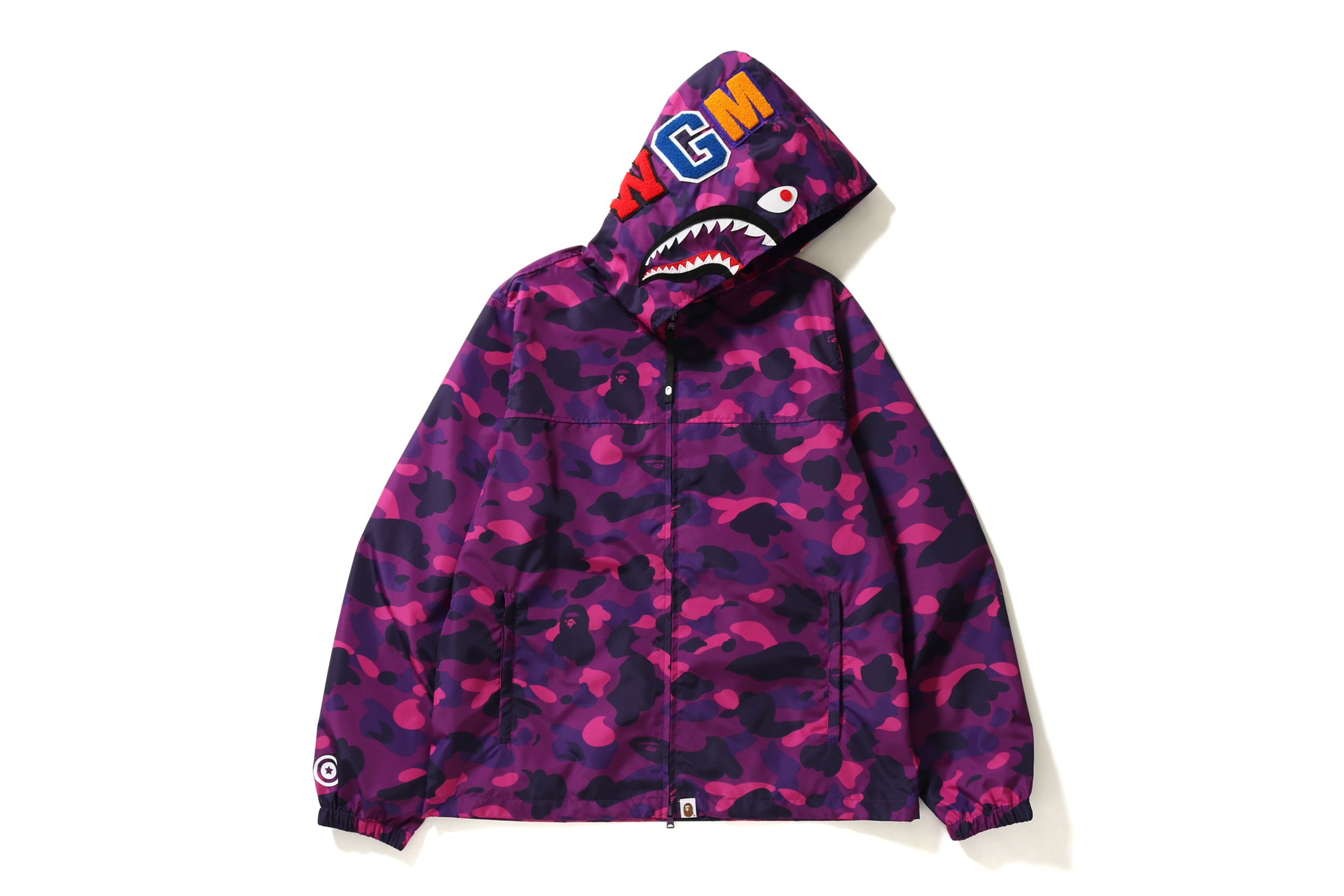 Bape zip Camo Purple
