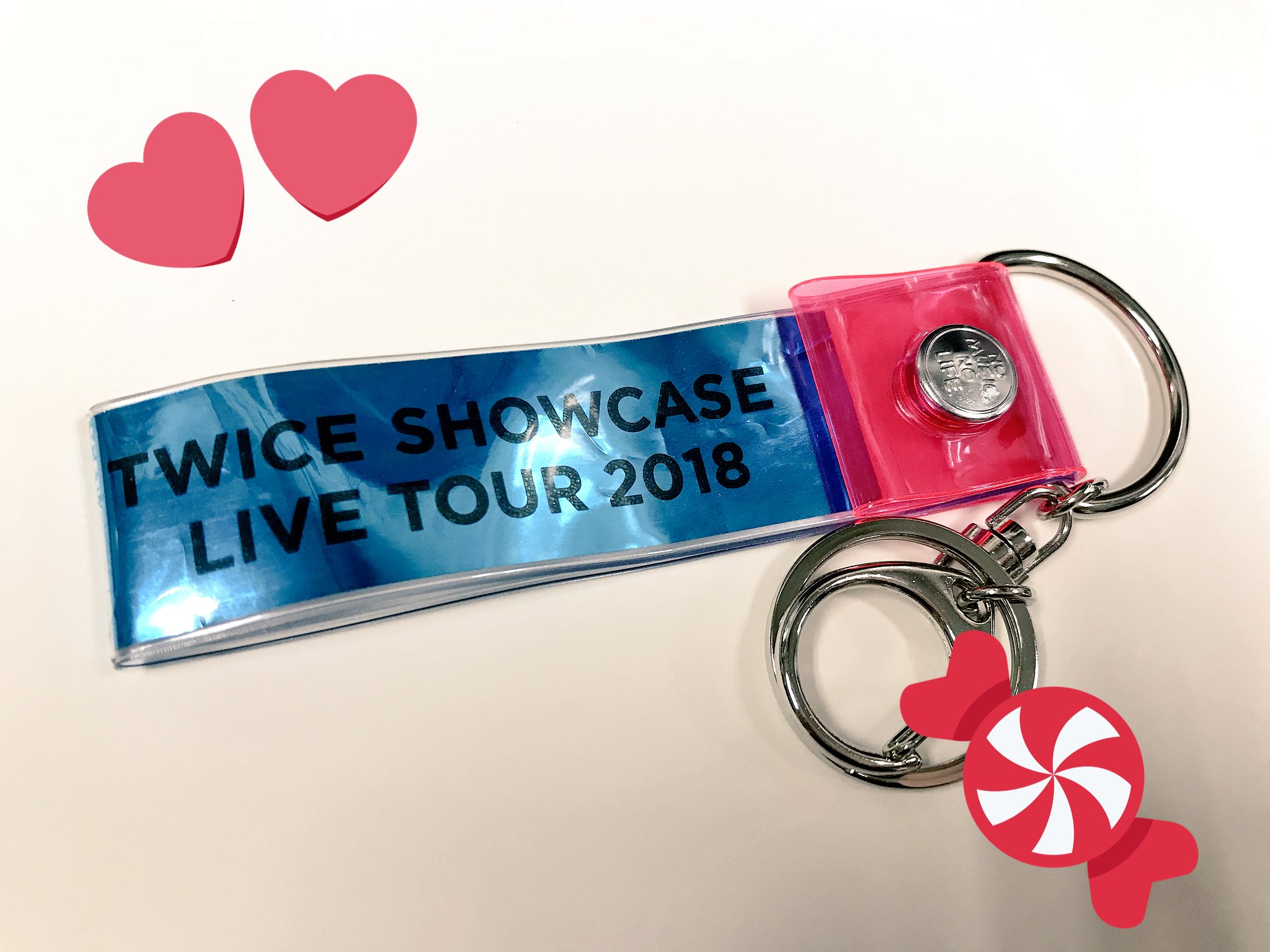 TWICE showcase tour 2018 銀テープ