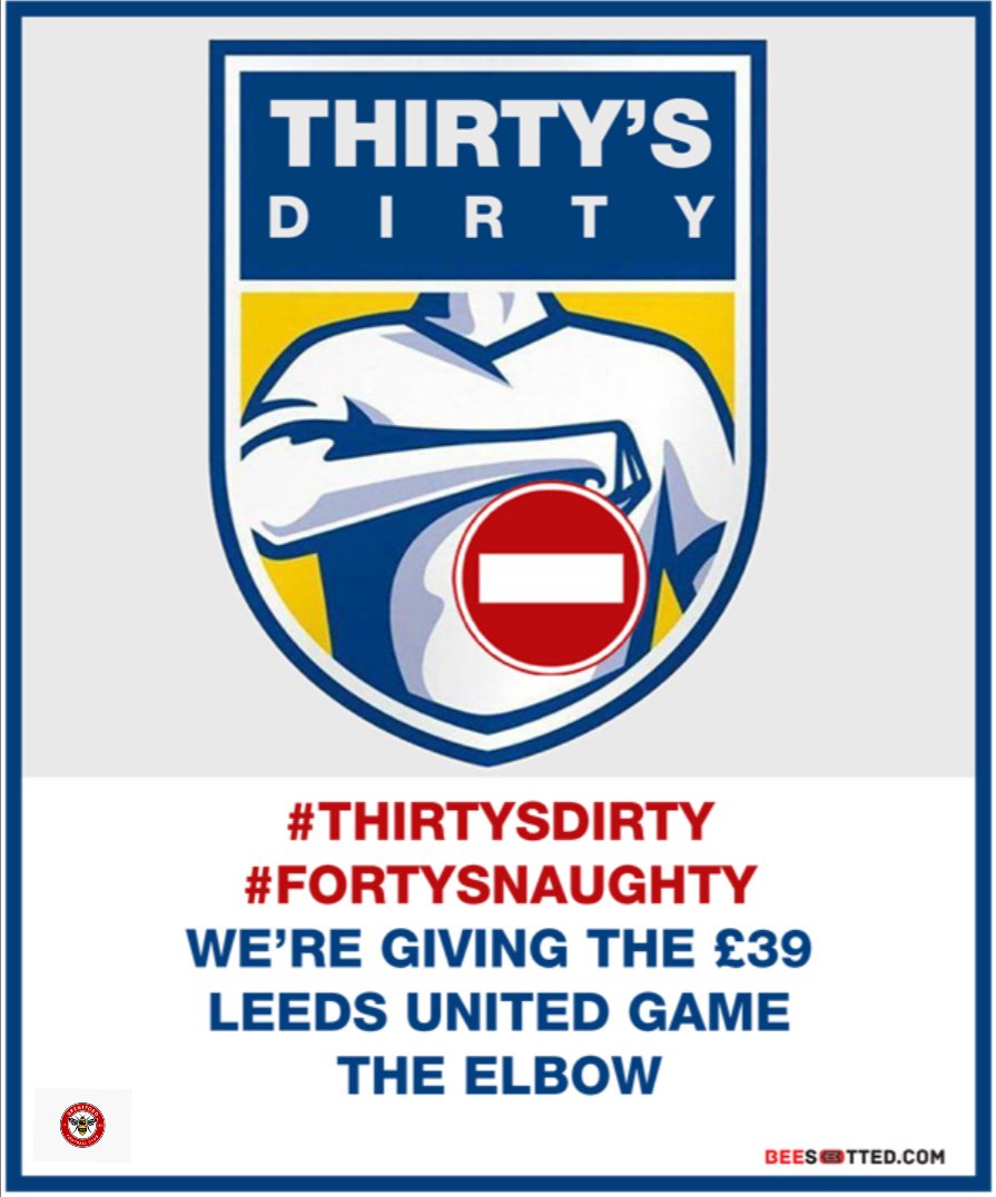 Beesotted's tweet photo. "I love a trip to Leeds. But Why #lufc Won't Be Seeing My Money This Season"
by @billythebee99 #BrentfordFC

#ThirtysDirty #FortysNaughty

#lufc @WACCOE @TSSLUFC @TheSquareBall @Radebe_Leeds @RYAN_PIGEONS @The_FSF @WeAreLeedsFanTV @LUFC @RITGK @lufctrust https://t.co/4GF7qY6Wn9 https://t.co/DTOxZsBuW3