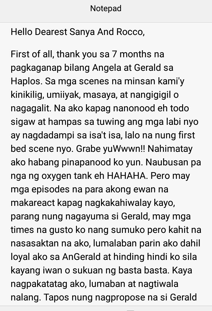 AMUVXVI's tweet photo. Salamat sa 7 months Team Haplos and Crews!! 💖👏 
Congratulations!! I will miss this show!! 😭😍

P. S : Sana mabasa nyo tong drama ko, na habang tinatype ko eh naluluha ako :"<

@nacinorocco @sanya_lopez @TheaTolentino13 @MagnoPancho 

Mamaya na ang #HaplosEnchantingFinale !! 💖 https://t.co/flxjsWM49F