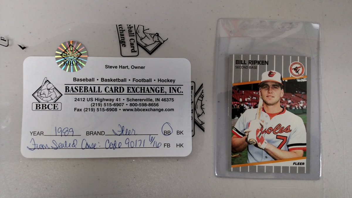 CollectibleMan's tweet image. So we decided to open a few of these 1989 fleer boxes to see if there really was Billy Ripken F*** Face error card! And guess what.... There was , last card in the pack! We have 18 boxes of these left and they go on sale 2-23-18! #BBCE Collectibleman.com #collect