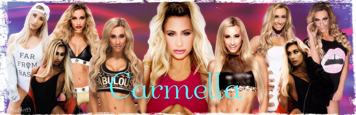 MissWhit83's tweet photo. New #Carmella header! #SDLive #MsMITB #PrincessMella #MoonWalkingTrashTalking #PrincessOfStatenIsland #WWEMMC @CarmellaWWE https://t.co/5vvN1LJUfs