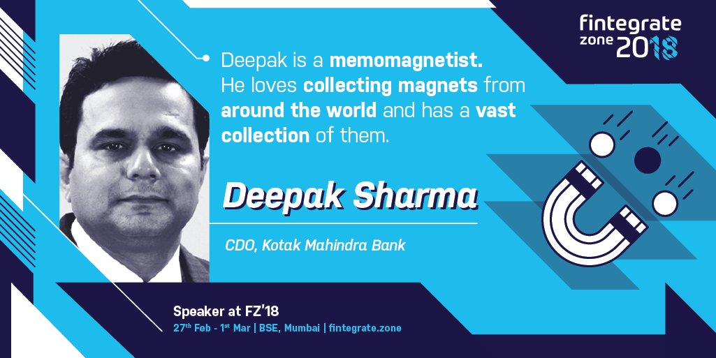 FintegrateZone's tweet photo. Digital expert, Deepak Sharma advocates that #digital cannot be a strategy but it's THE way to execute! Join us on day 3 of #FZ18 where the CDO of @KotakBankLtd will be talking on 'Digital Strategists: Channeling the #FinTech (R)evolution'. #CountdownToFZ18 https://t.co/jEjxexRzjZ