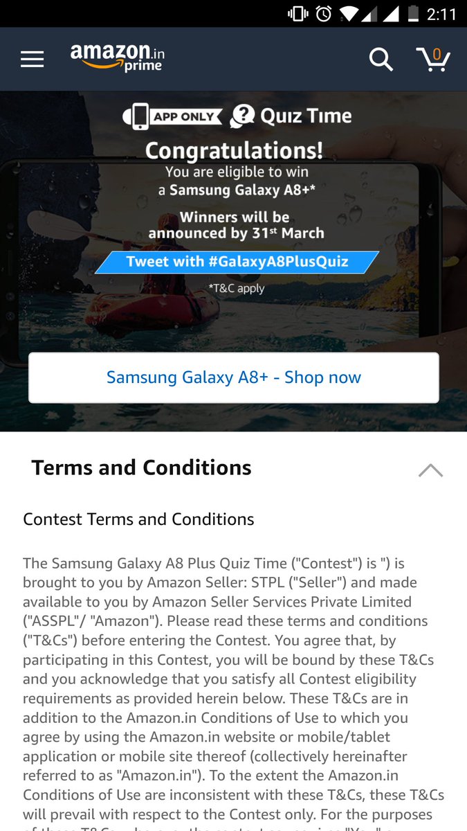 TushiJoy's tweet image. #GalaxyA8PlusQuiz #AmazonAppQuiz @amazonIN 

Finger crossed 🤞🤞🤞