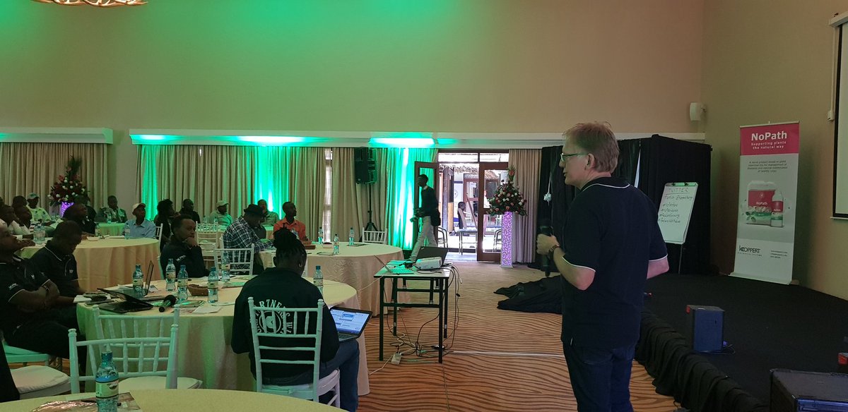 KoppertKenya's tweet photo. .@NStut takes growers through the concept of #ResilientGrowing during the 3rd and final event of #NoPathLaunch happening now in @SawelaLodges -Naivasha. #PartnersWithNature #AgribusinessTalk254 https://t.co/CcDSuibkxJ
