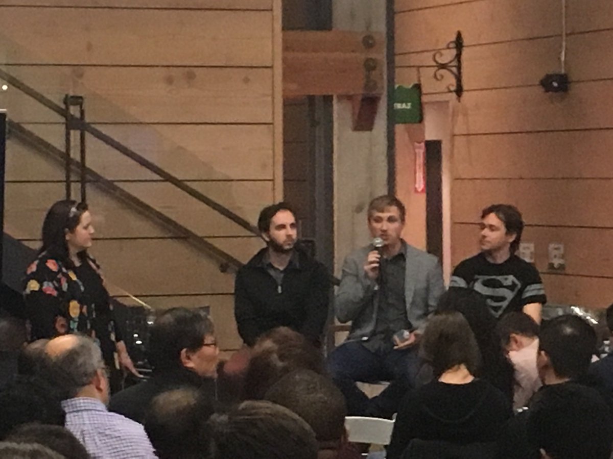 BuildwithWatson's tweet photo. The @kaggle #grandmaster panel has kicked off with @rosalieinc leading the discussion. https://t.co/vLT3RPxfOw
