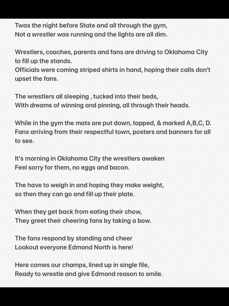 Hooksdaddy21's tweet photo. βTwas the Night before State! #SeniorYear #NoSleepTilState #3MoreWins #Chasing43 π€ΌββοΈπ
https://t.co/Yr75dsiPTC
