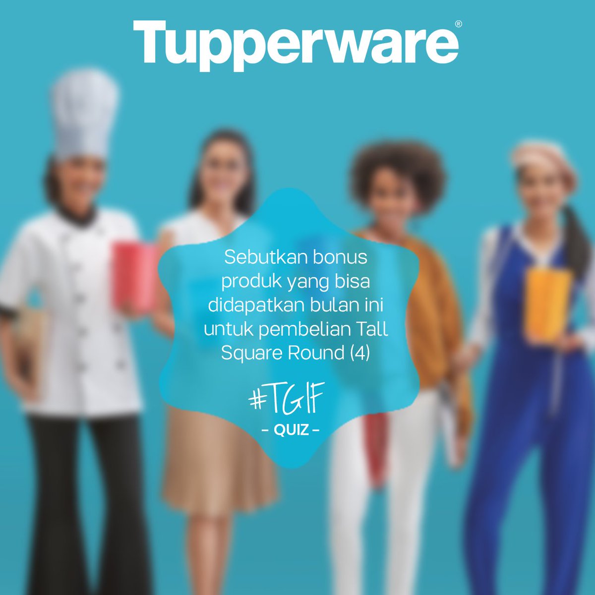 tupperwareID's tweet photo. Ikutan lagi yuk kuis #TupperwareTGIF dengan jawab dengan tepat dan menangkan hadiah menariknya! :) https://t.co/pBVMhvmkMa