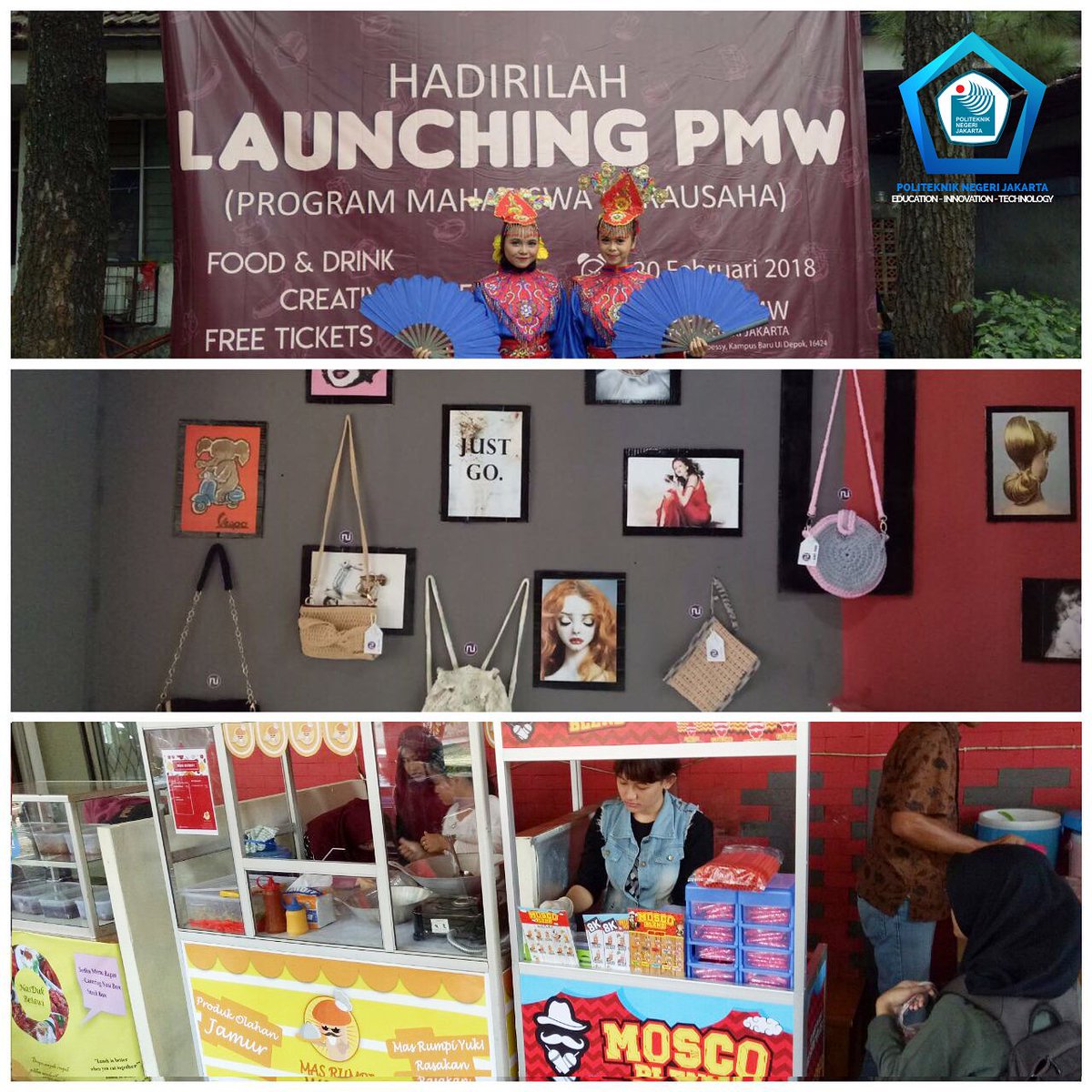 Peluncuran Program Mahasiswa Wirausaha tgl 22 February 2018 dilakukan oleh Pembantu Direktur Bidang Kemahasiswaan, Iwa Sudradjat. ST, MT.