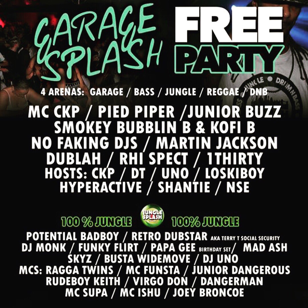 ckpthamayor's tweet photo. #TONIGHT I RETURN TO THE MUCH TALKED ABOUT #EVENT IN LONDON WHICH IS CAUSING AN ERUPTION IN CLUB LAND #garagesplash #FREE #PARTY #UKG #DNB #JUNGLE #REGGAE #BASS #MC #DJ #VIBES #CROWDPLEASER #THAMAYORHASSPOKEN SEE YOU THERE ITS GONNA BE 🔥🔥🔥🔥🔥🔥 @ThaMayorCKP https://t.co/OfzHncAxcQ
